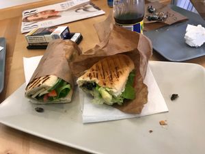 Vegan sandwich  at The Sandwich Factory in Timisoara