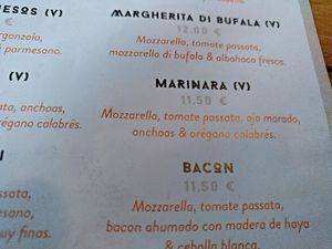 Vegetarians don't eat anchovies (anchoas in Spanish) at Lopez and Lopez in Madrid