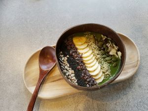 green smoothie at Cafe Jeju 901 in Jeju