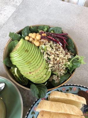 Salad bowl at Cafe Jeju 901 in Jeju