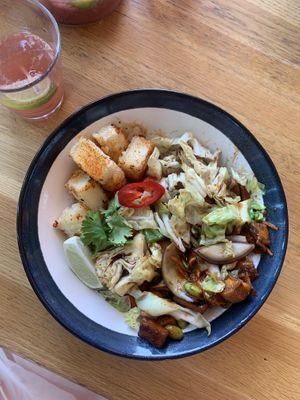 saschimi tofu kokoro bowl  at Wagamama in Bratislava