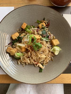 tofu pad thai  at Wagamama in Bratislava