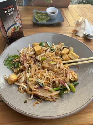 Pad thai w vegetables and tofu 8/10  at Wagamama in Bratislava