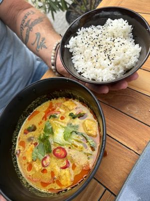 Curry with rice (6/10)  at Wagamama in Bratislava