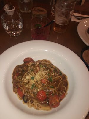 Vegan Bolognese  at Two Buoys Bistro in St Julians