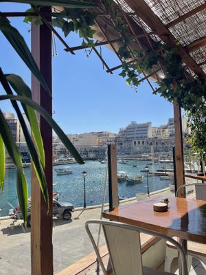   at Two Buoys Bistro in St Julians