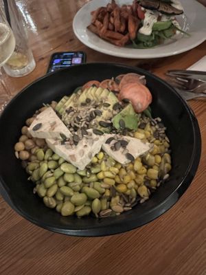 Bells Beach Bowl with tofu  at Two Buoys Bistro in St Julians