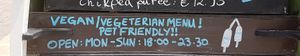 Vegan is welcome - and pets :) at Two Buoys Bistro in St Julians