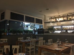 bar area at Two Buoys Bistro in St Julians
