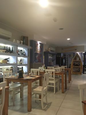 interior  at Two Buoys Bistro in St Julians