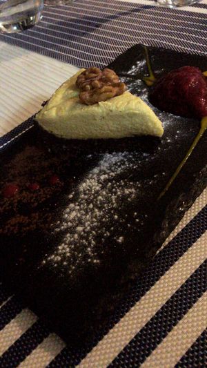 Cheesecake  at Two Buoys Bistro in St Julians