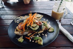 this was just to die for at Bukit Cafe in Pecatu