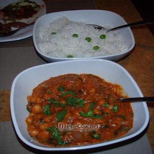 chana masala at Tiffin Wallah in New York City