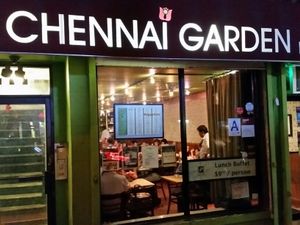 outside at Tiffin Wallah in New York City