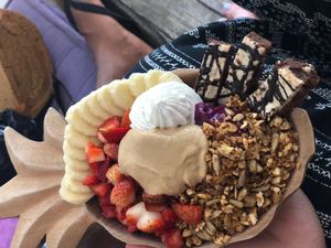 Nutty Smoothie Bowl  at Acai Queen - Gootama in Ubud