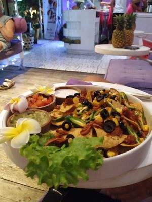 Nachos at Acai Queen - Gootama in Ubud