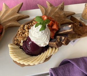 Vegan açaí bowl at Acai Queen - Gootama in Ubud