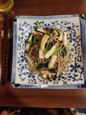 Soba no peperoncino at Itoya in Matsumoto