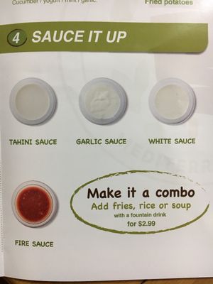 Menu at SemSem Mediterranean in Tinley Park