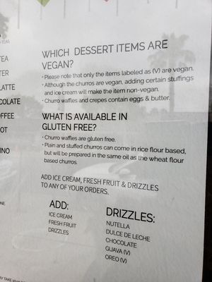 Vegan or? at Happy Days Cafe in Sherman Oaks