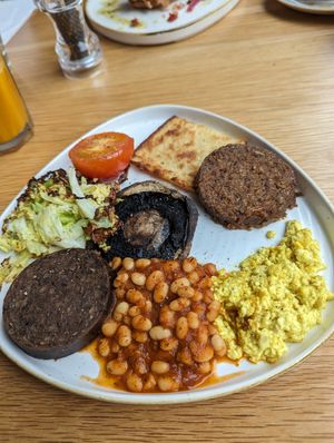 Vegan Breakfast at Loudons Cafe and Bakery - Fountainbridge in Edinburgh