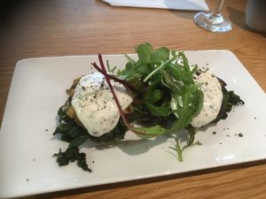 Vegan benny at Loudons Cafe and Bakery - Fountainbridge in Edinburgh