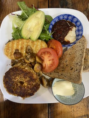 Vegan breakfast  at 2Blondescafe  in Springwood