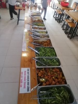 Buffet scene at BoDe Chay in Phu Quoc