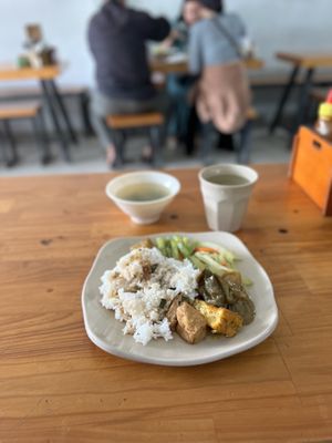 35k for food + soup + tea  at BoDe Chay in Phu Quoc