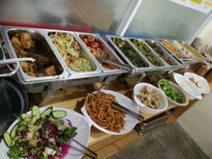 buffet at BoDe Chay in Phu Quoc