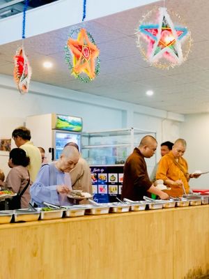 We were the only tourists but felt super welcomed anyway! at BoDe Chay in Phu Quoc