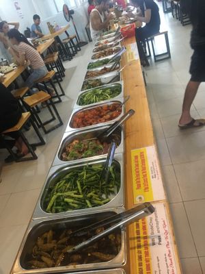 Buffet at BoDe Chay in Phu Quoc