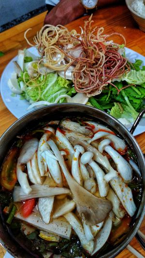 Mushroom Hot Pot at BoDe Chay in Phu Quoc