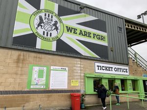 Ticket office  at Forest Green Rovers Football Club - Stadium in Nailsworth