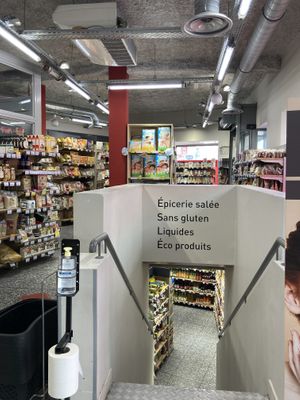 Inside the store  at Naturalia - Dugommier in Antibes