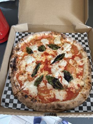vegan Margherita   at Bare Knuckle Pizza in Oakland