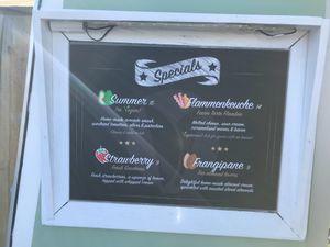 Vegan option :) at Charlie Brown's Crepes - Food Trailer in Wanaka