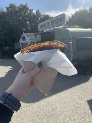 Vegan choc crunch at Charlie Brown's Crepes - Food Trailer in Wanaka