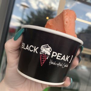 Blood orange  at Black Peak Gelato in Wanaka