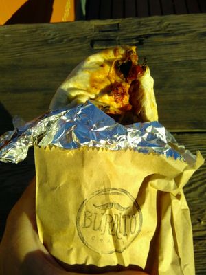 Large vegan burrito for $15 at Burrito Craft - Food Trailer in Wanaka