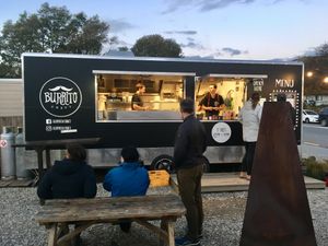 Food truck at Burrito Craft - Food Trailer in Wanaka