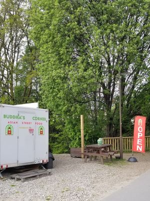 Buddha's Corner ~ Brownston St, Wanaka. at Buddha's Corner - Food Trailer in Wanaka