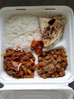 Vegan version of the Buddha Box ~ Great flavours. at Buddha's Corner - Food Trailer in Wanaka