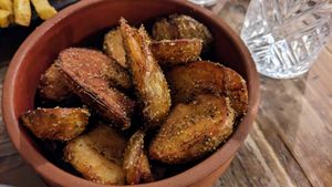 Greek potatoes at Brizola Bar and Grill in Clitheroe
