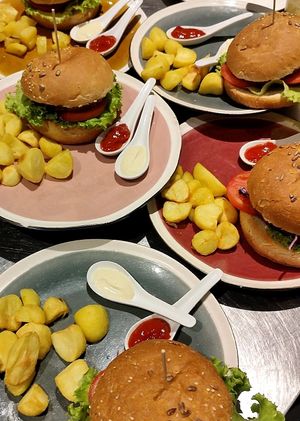 Burger at OH Ficomaeco in Brescia