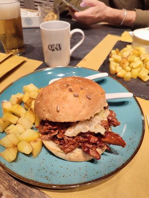 Pulled vegano at OH Ficomaeco in Brescia