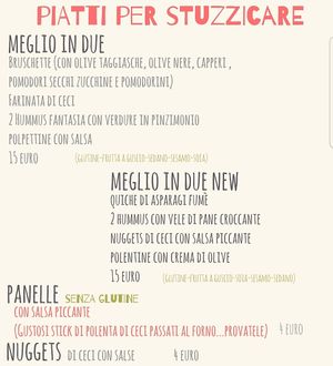 Menu at OH Ficomaeco in Brescia