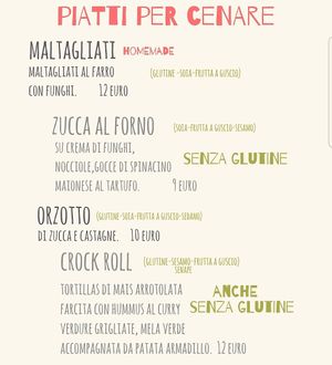 Menu at OH Ficomaeco in Brescia