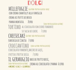 Menu at OH Ficomaeco in Brescia