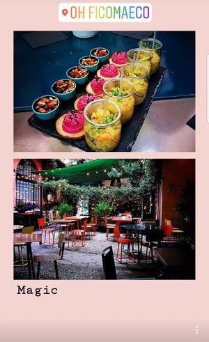 Aperitivo in giardino at OH Ficomaeco in Brescia